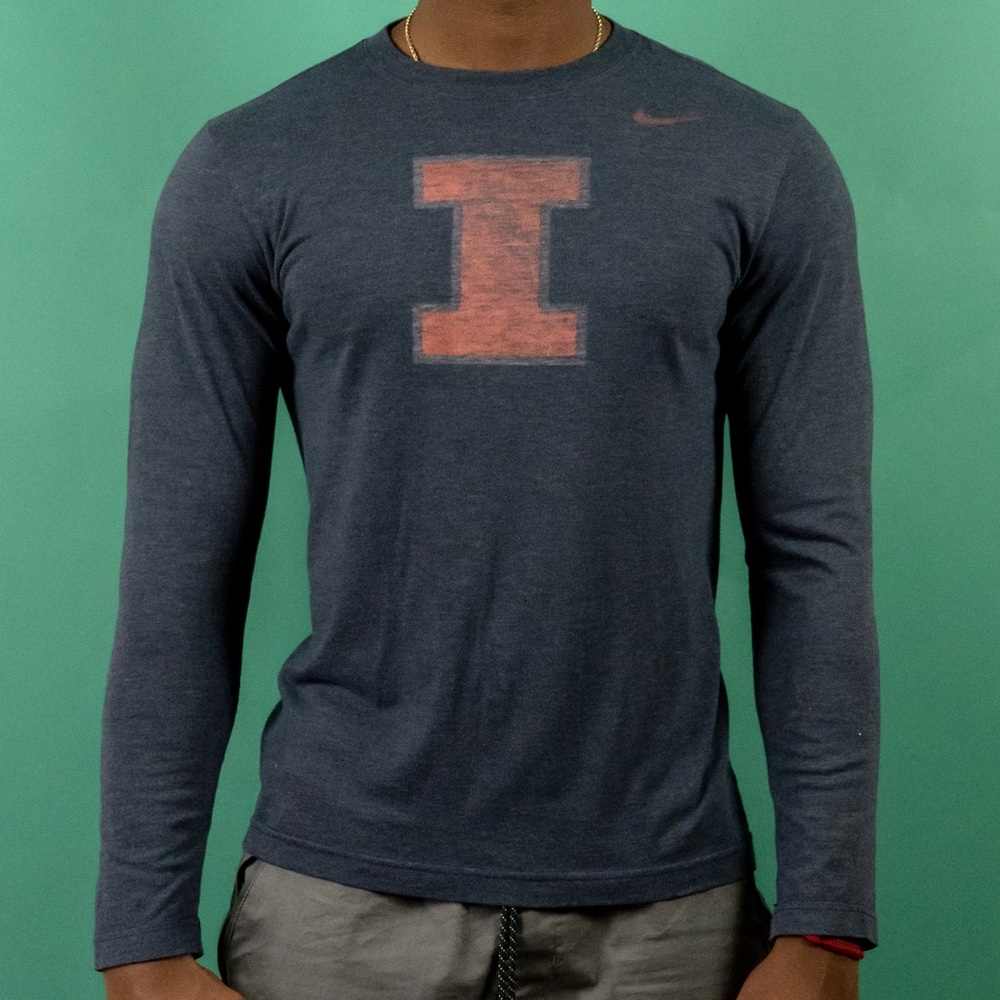 University of Illinois Faded Longsleeve Tee